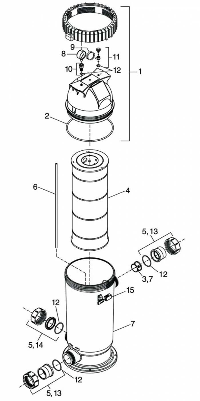 Jandy Filter Parts List